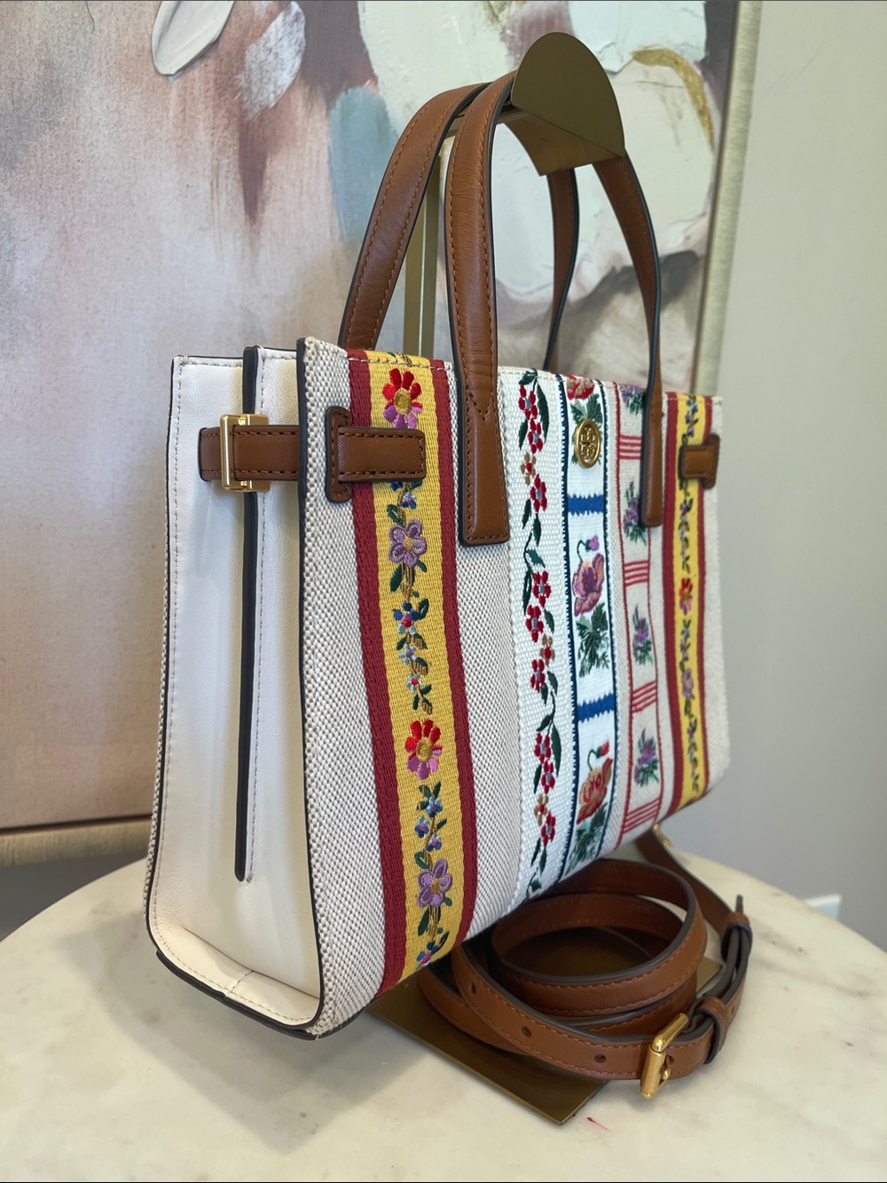 NWOT Tote Bag Walker Webbing Satchel - Picture 3 of 10